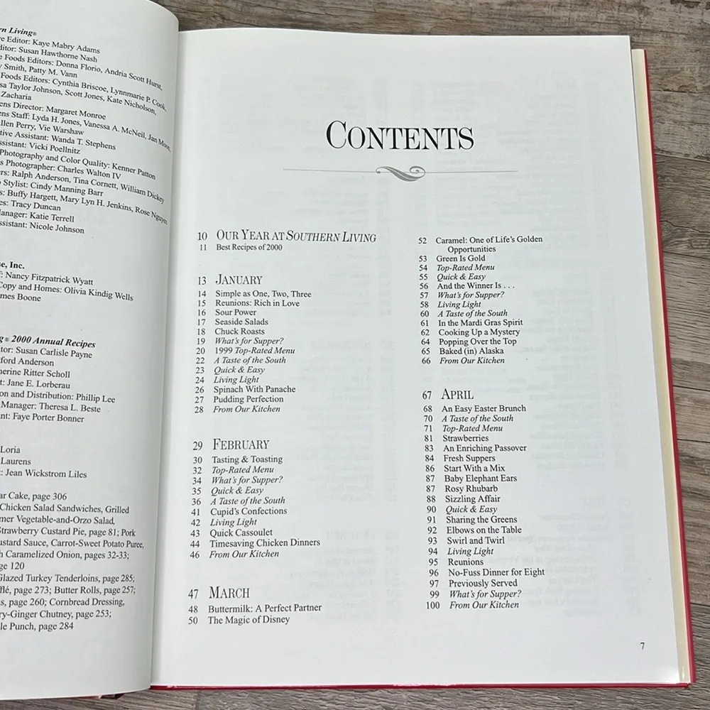 Southern Living 2000 Annual Recipes Hardcover Cookbook